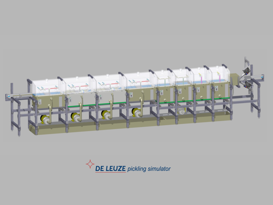 De Leuze pickling simulator to reduce customer claims